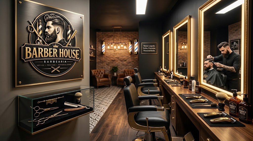 Interior da Barber House