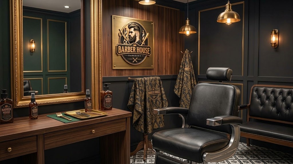Ambiente da Barber House