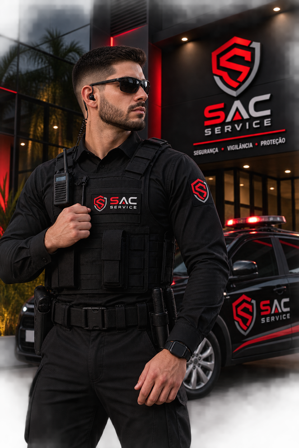 Profissional de segurança da SAC Service